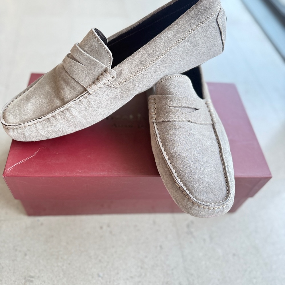Elegant Beige Loafers for Men